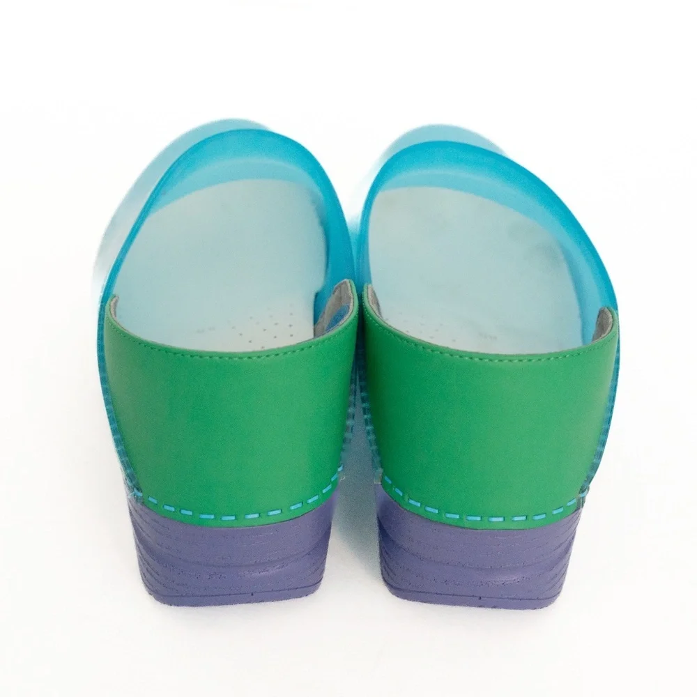 Dansko Professional - Translucent Blue Clogs Size 38 EU - Picture 10 of 12